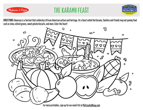 Melissa & Doug Kwanzaa Printable - The Karamu Feast