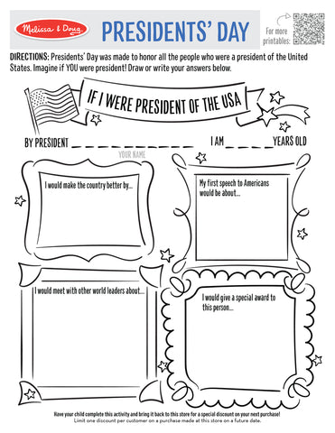 Melissa & Doug Free February Printables and Holiday Activities for Kids blog post