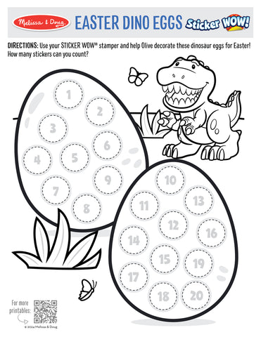 Melissa & Doug Sticker WOW! Printable Activity downloadable PDF