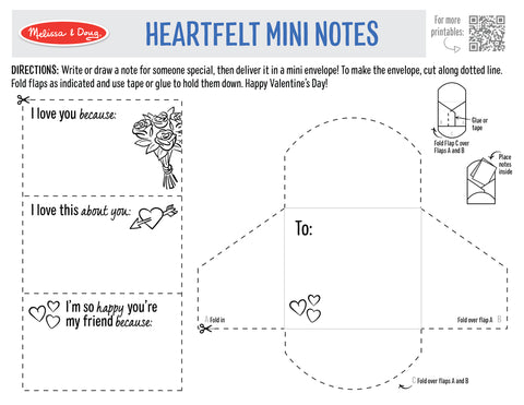 Melissa & Doug Heartfelt Mini Notes