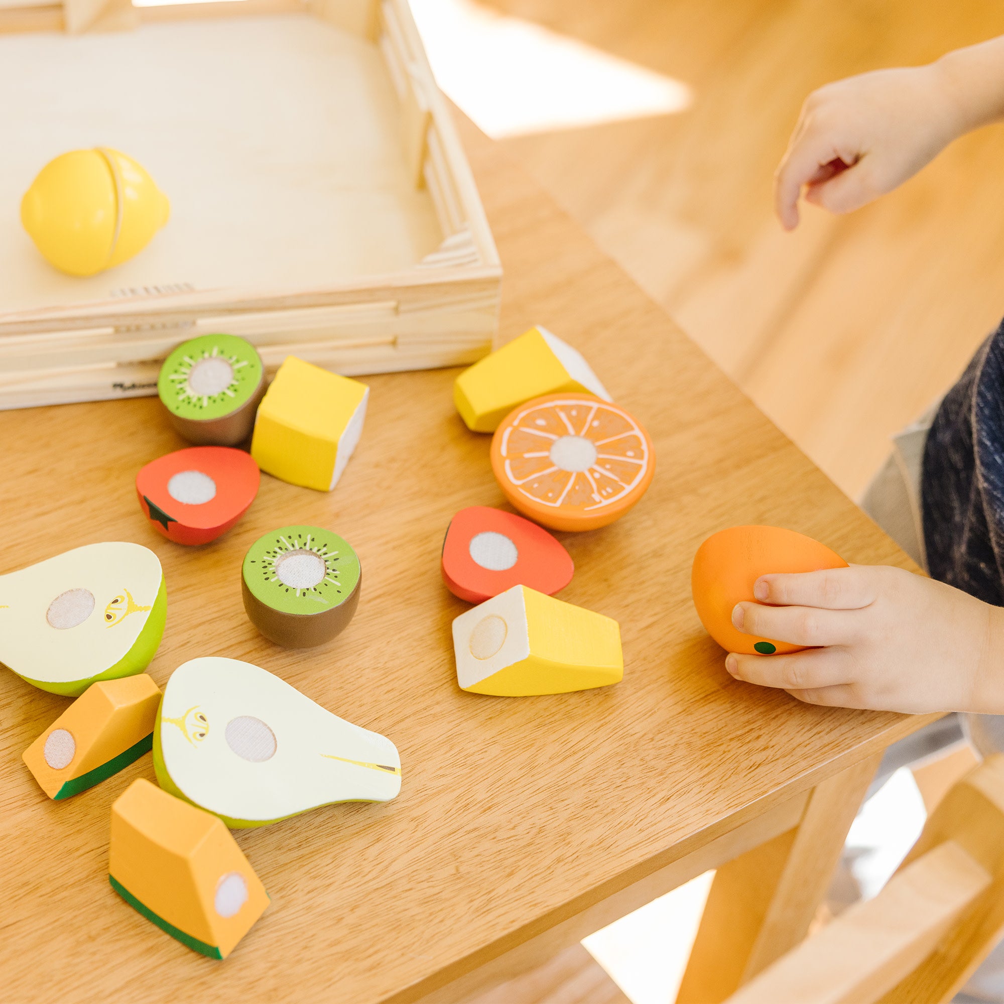 Wooden Cutting Fruit Play Food