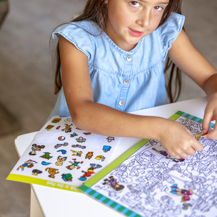  Melissa & Doug Safari Scissor Skills Activity Pad with  Child-Safe Scissors – 20 Pages : Toys & Games