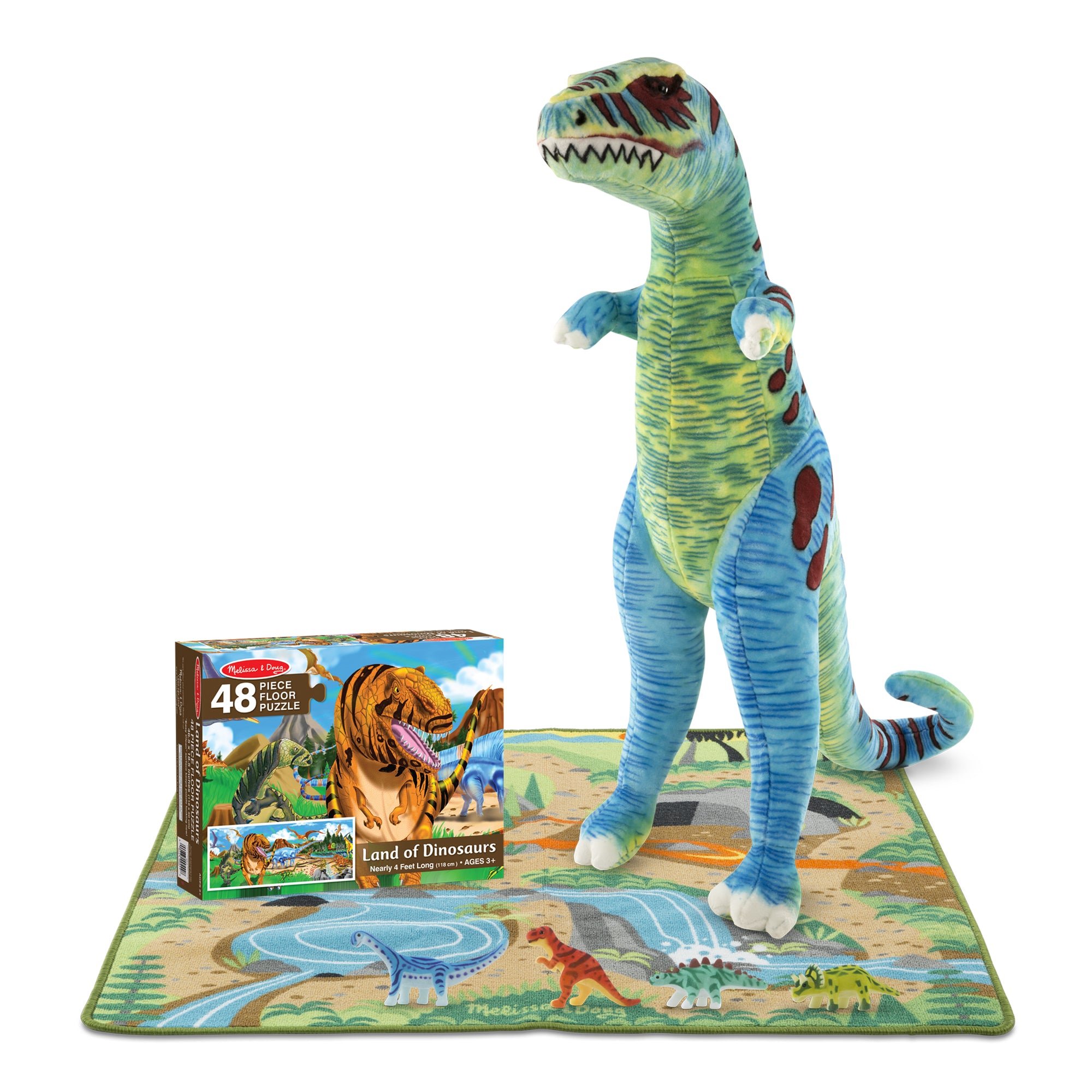 melissa and doug life size dinosaur