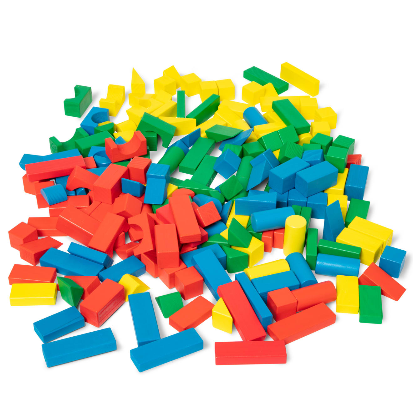 Top Bright Wooden and Plastic Building Blocks Set for Toddlers,Baby Blocks, Size: One Size