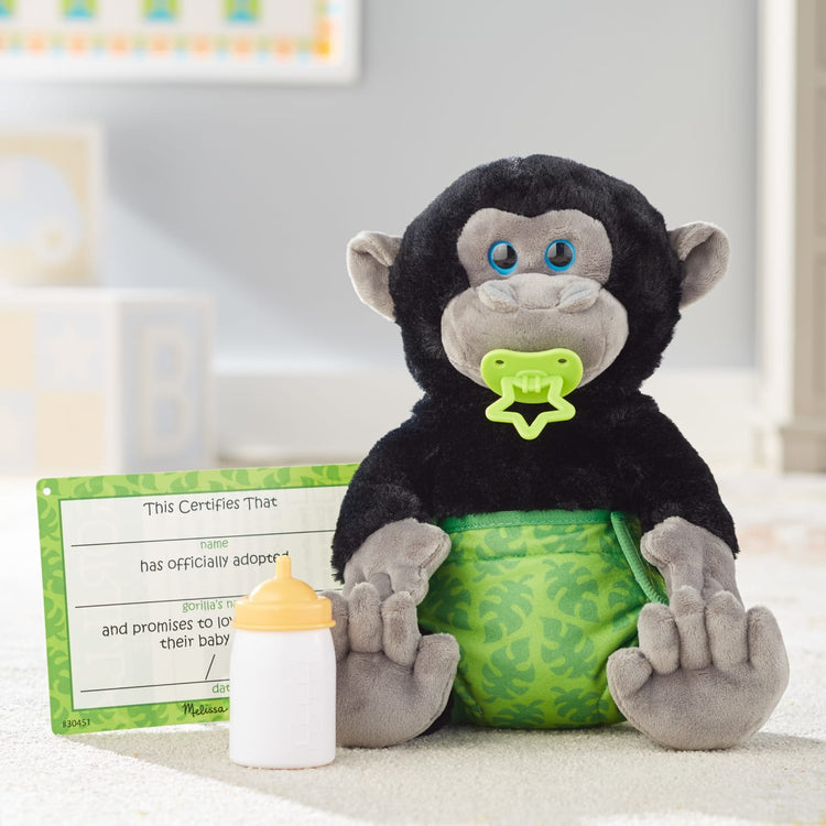 melissa and doug stuffed gorilla