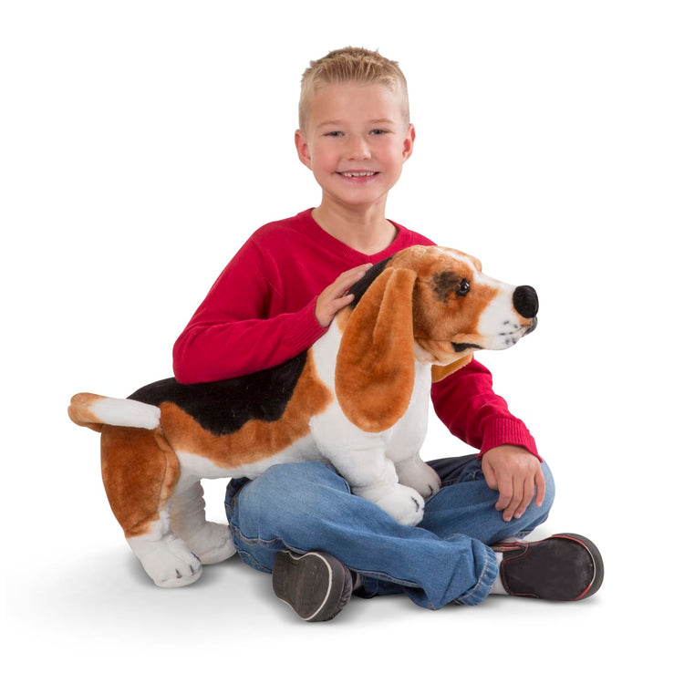 melissa and doug stuffed basset hound