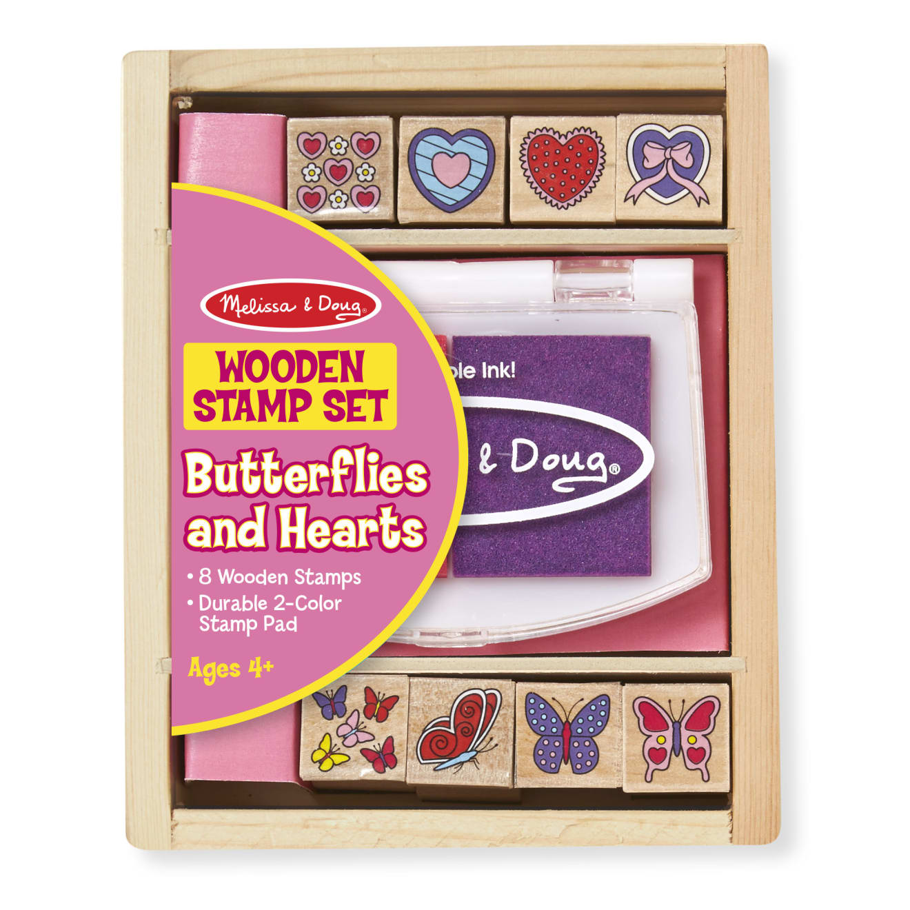 melissa and doug wooden friendship stamp set