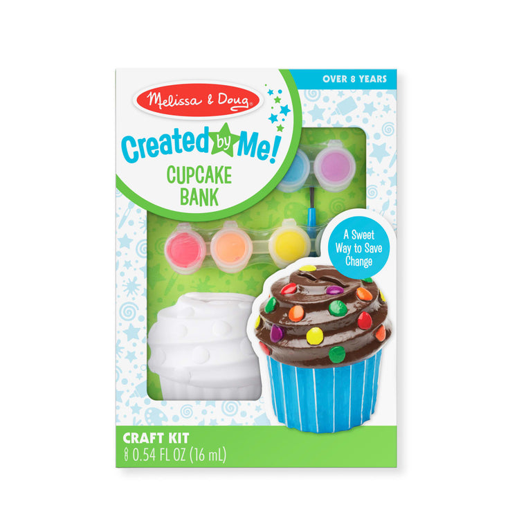 Melissa & Doug Decorate-Your-Own Sweets Set Craft Kit: 2 Treasures Boxes  and a Cake Bank 