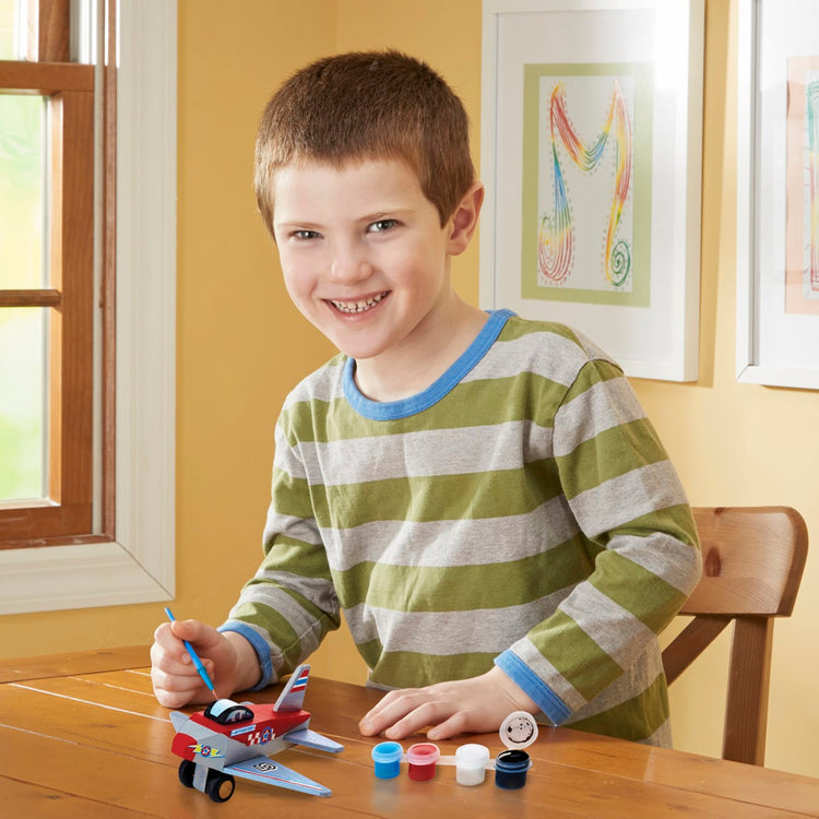 Melissa & Doug Decorate Your Own Wooden Train