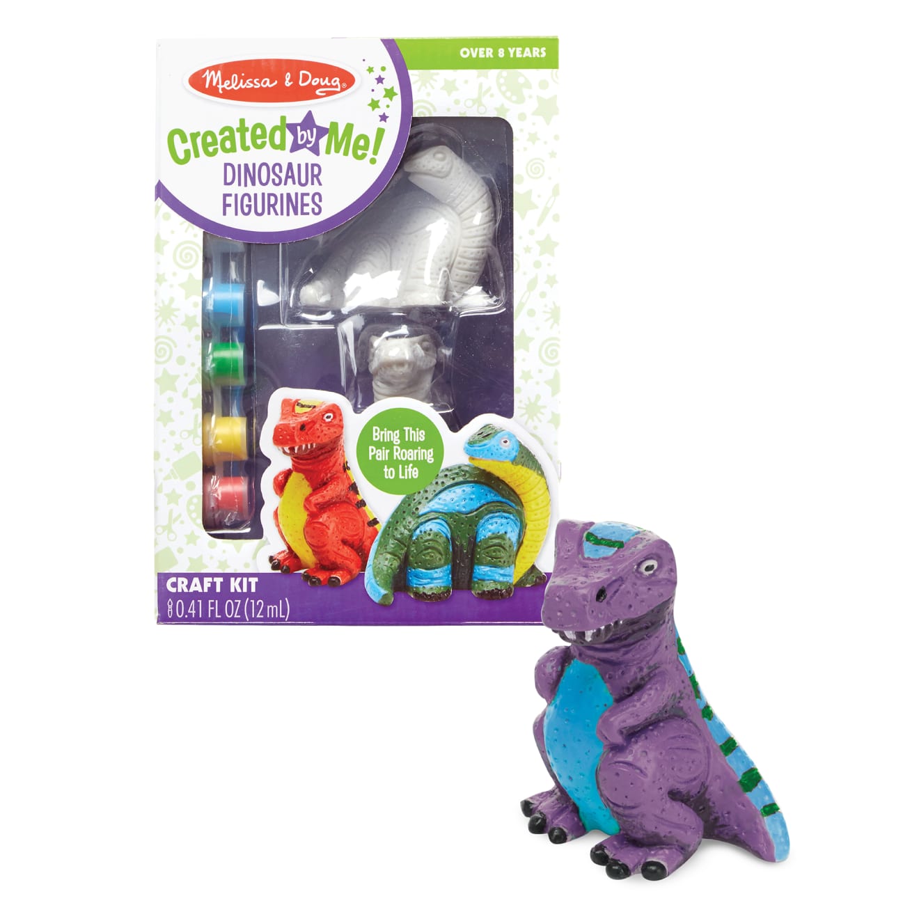 Creative Kids Build 3 Dinosaur Figures with Modeling Clay Craft Kit (28  Pieces)