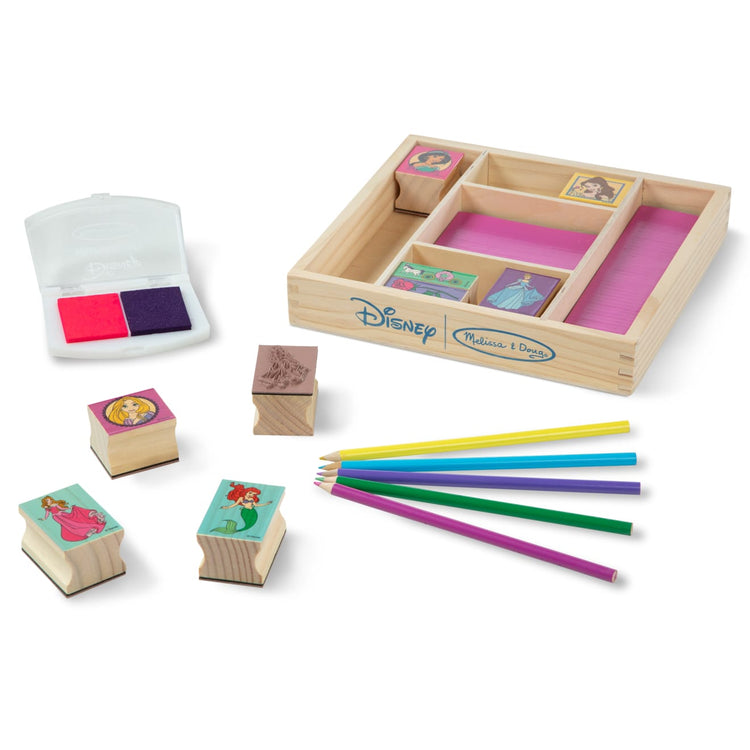 Melissa & Doug Favorite Things Wooden Stamp Set