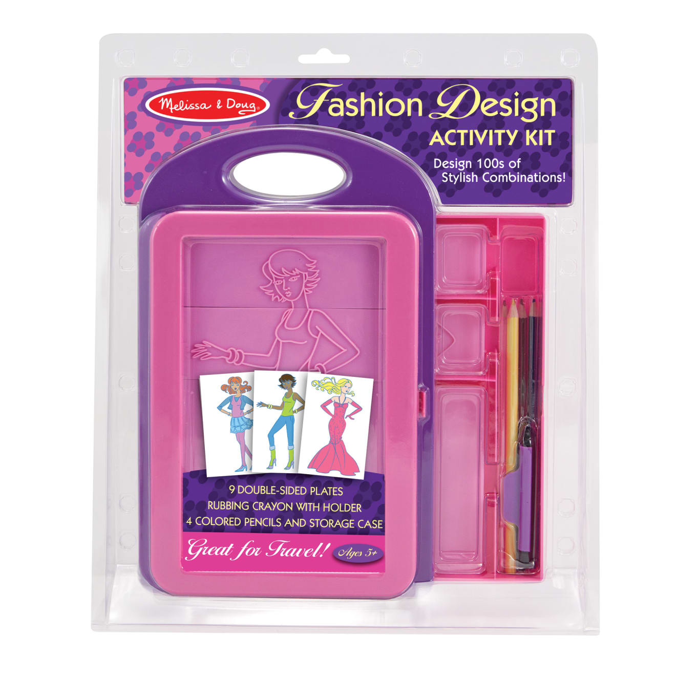 Fashion Design Kit For Girls Basic Reusable Kit For Creativity