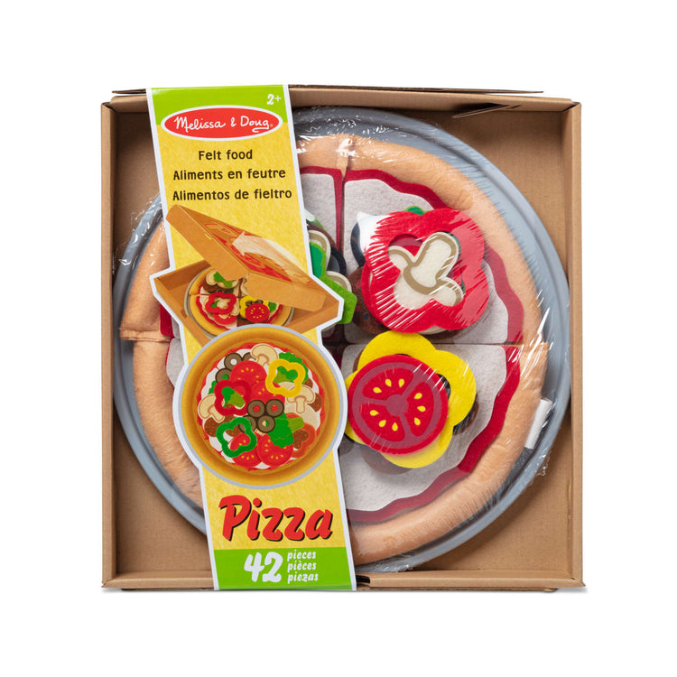 melissa and doug felt food pizza set