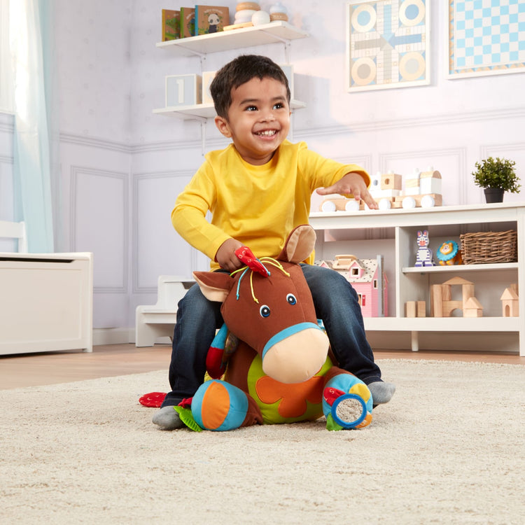 melissa and doug ride on horse