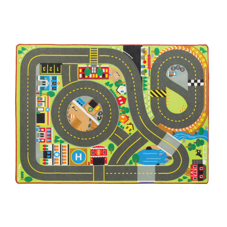 Melissa and doug deluxe road rug play sale set