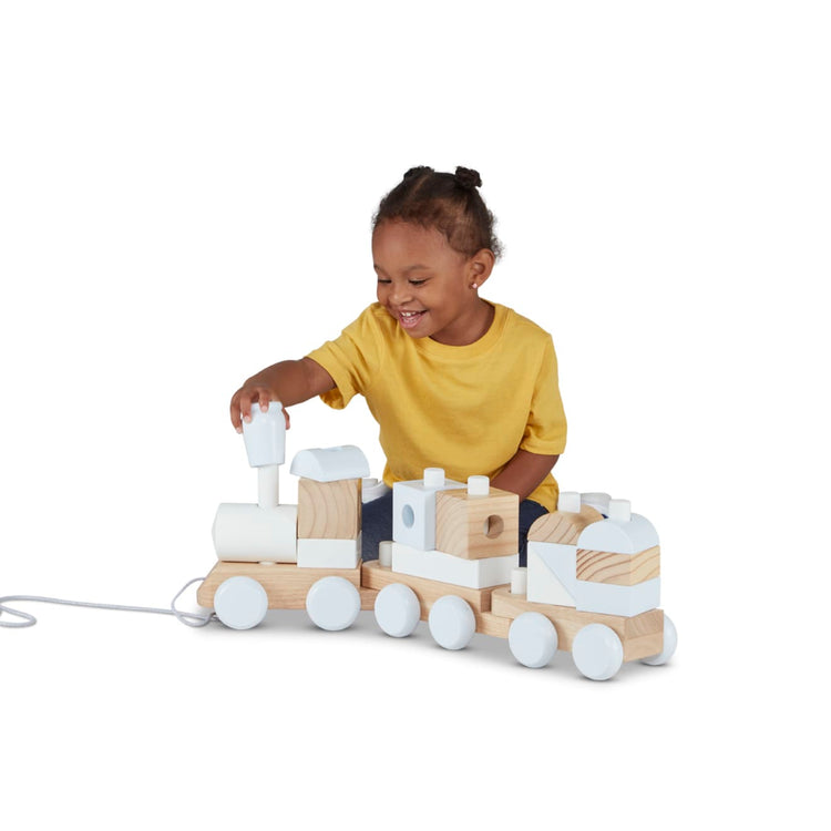 melissa and doug jumbo wooden train