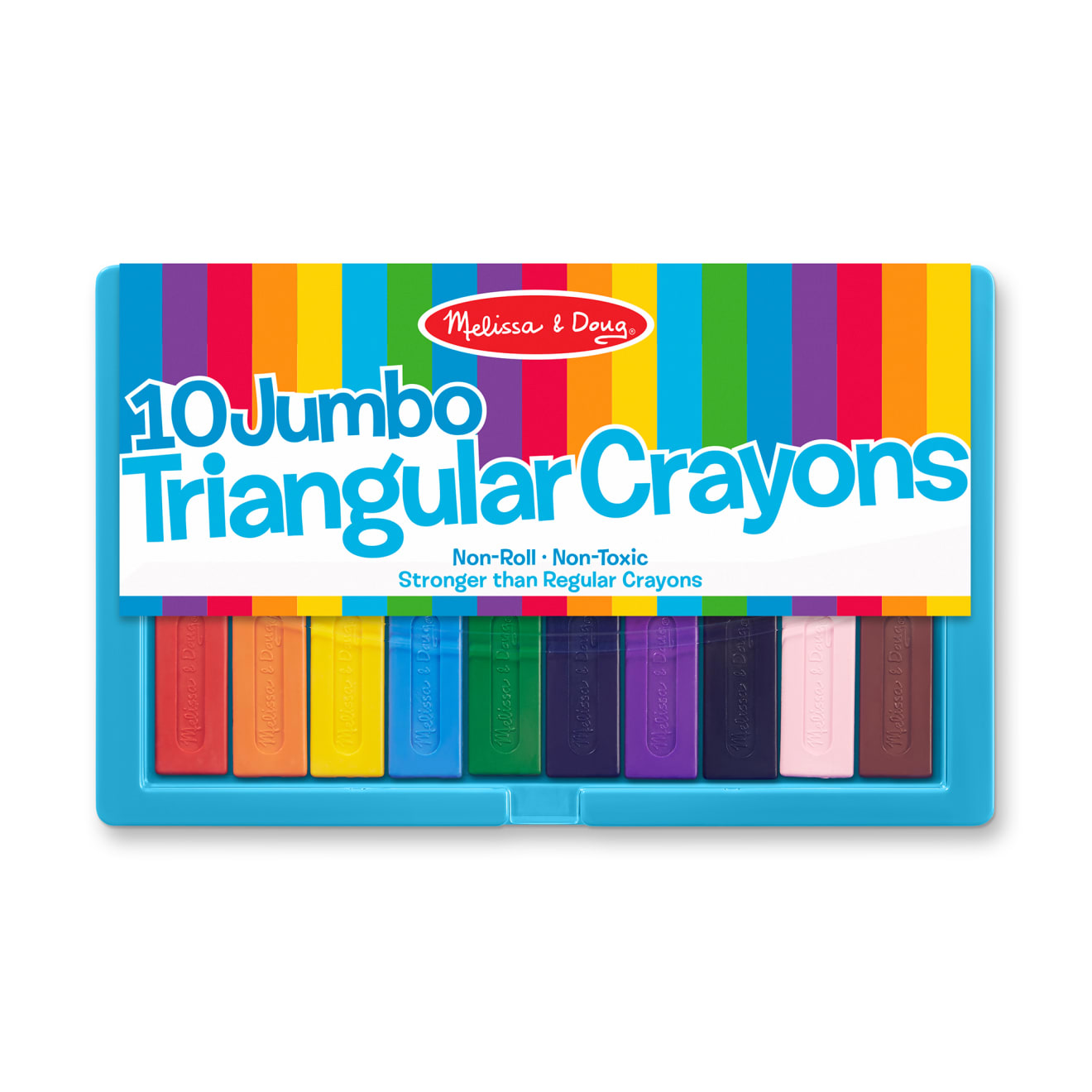 Melissa & Doug Triangular Crayon Set - 24 count
