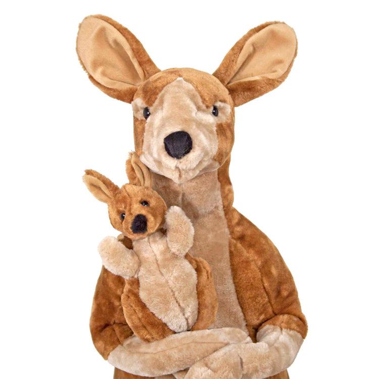 stuffed kangaroo with pouch