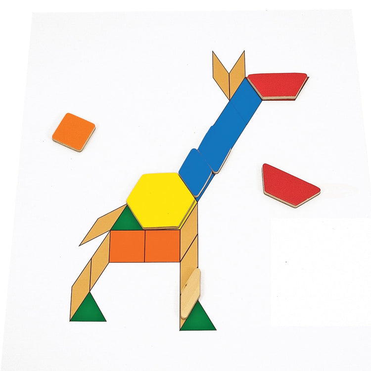 日本買蔵 Melissa ＆ Doug Pattern Blocks and Boards Classic Toy With 120  その他おもちゃ