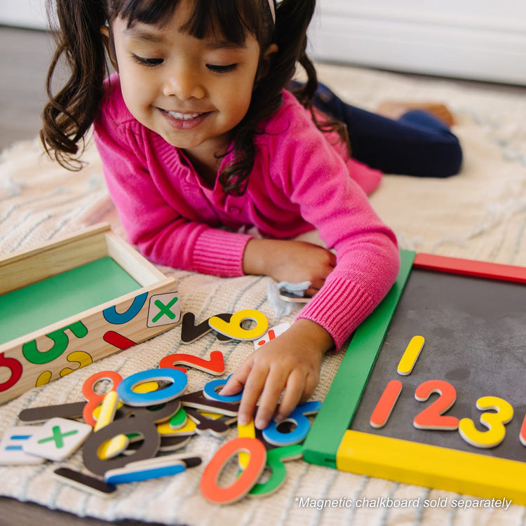 Melissa & Doug Magnetic Chalkboard And Dry-erase Board With 36