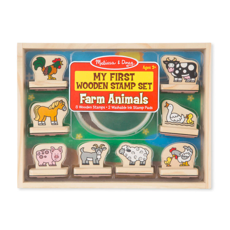 Wooden Stamp Set - Deluxe ABC's & 123's – Foothill Mercantile