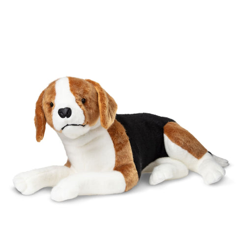 large stuffed beagle