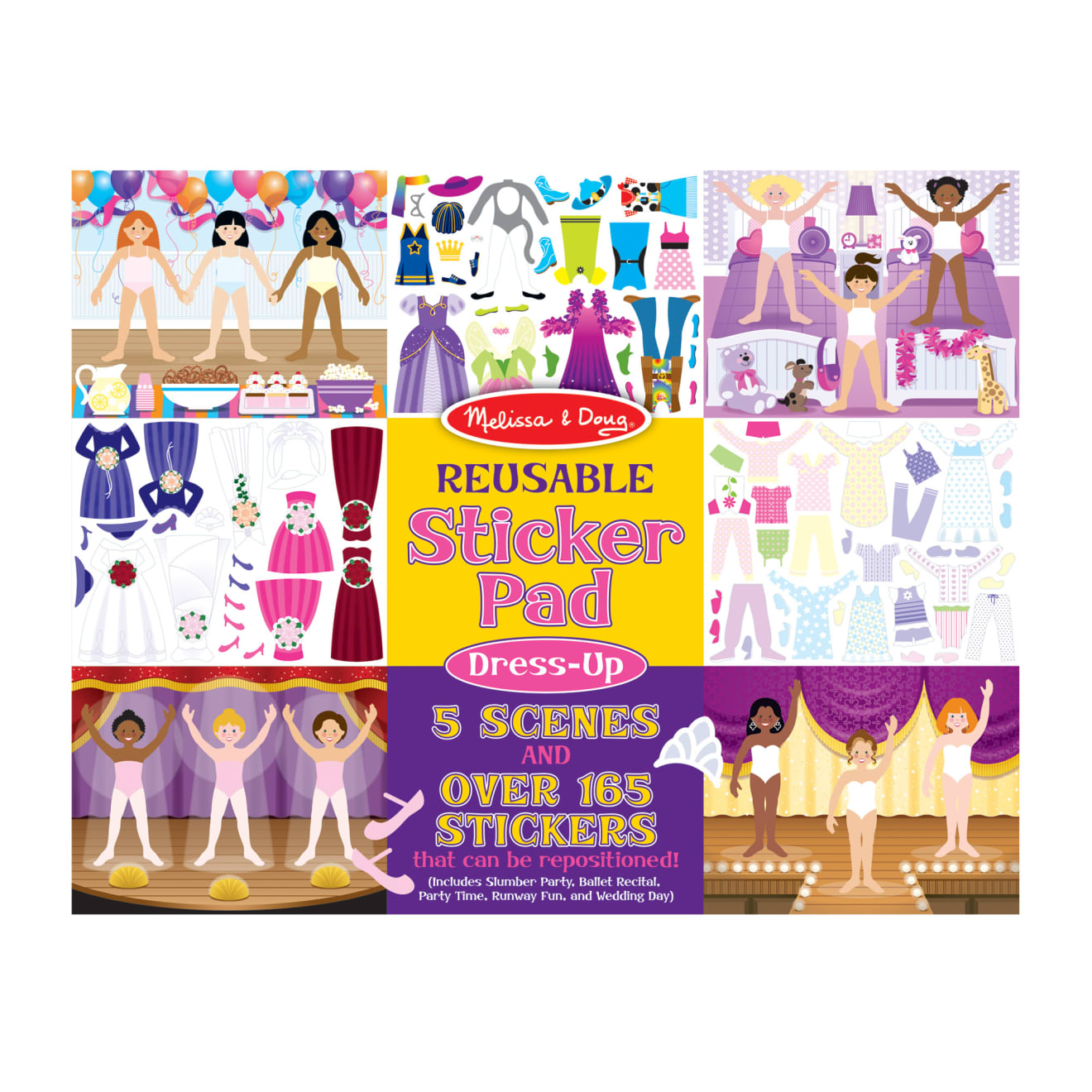 My Sticker Collection Purple Reusable Sticker Book For Your