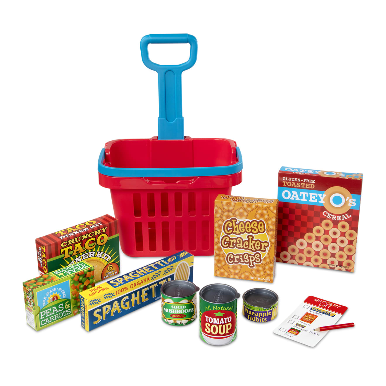 Goki Food & Household Items in Basket Toy