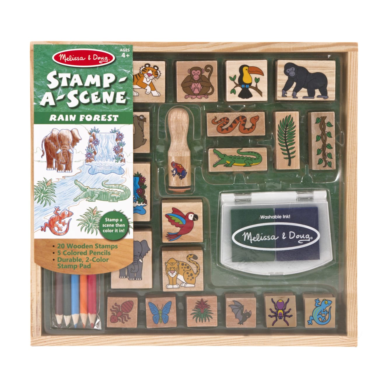 Melissa & Doug Rain Forest Stamp-a-Scene