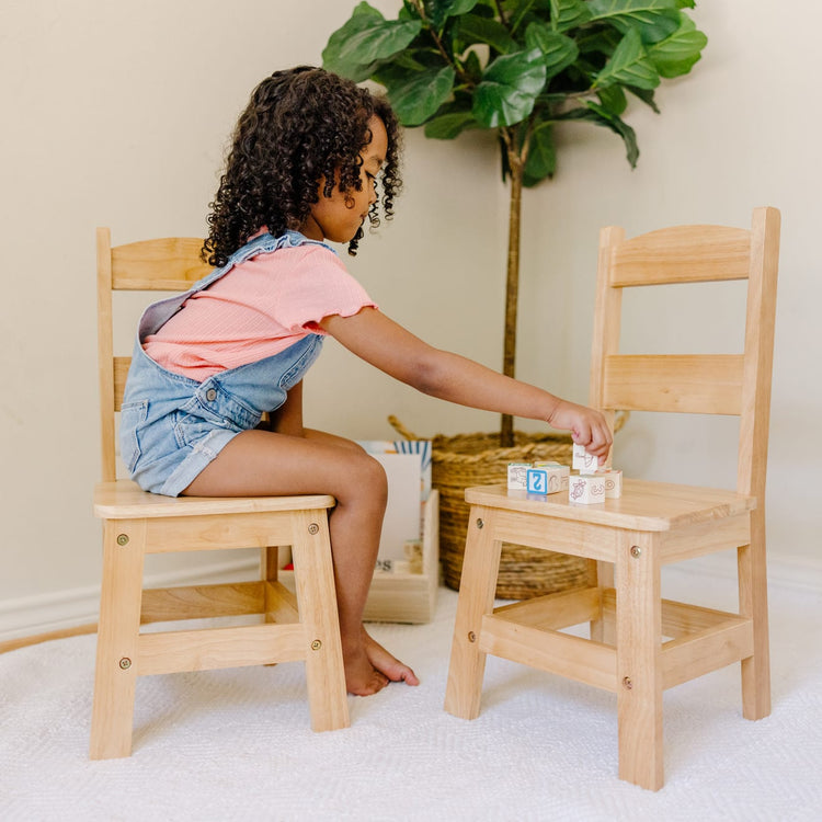 Melissa and Doug ® 3-Piece Wooden Kids Table and Chairs Set-JCPenney