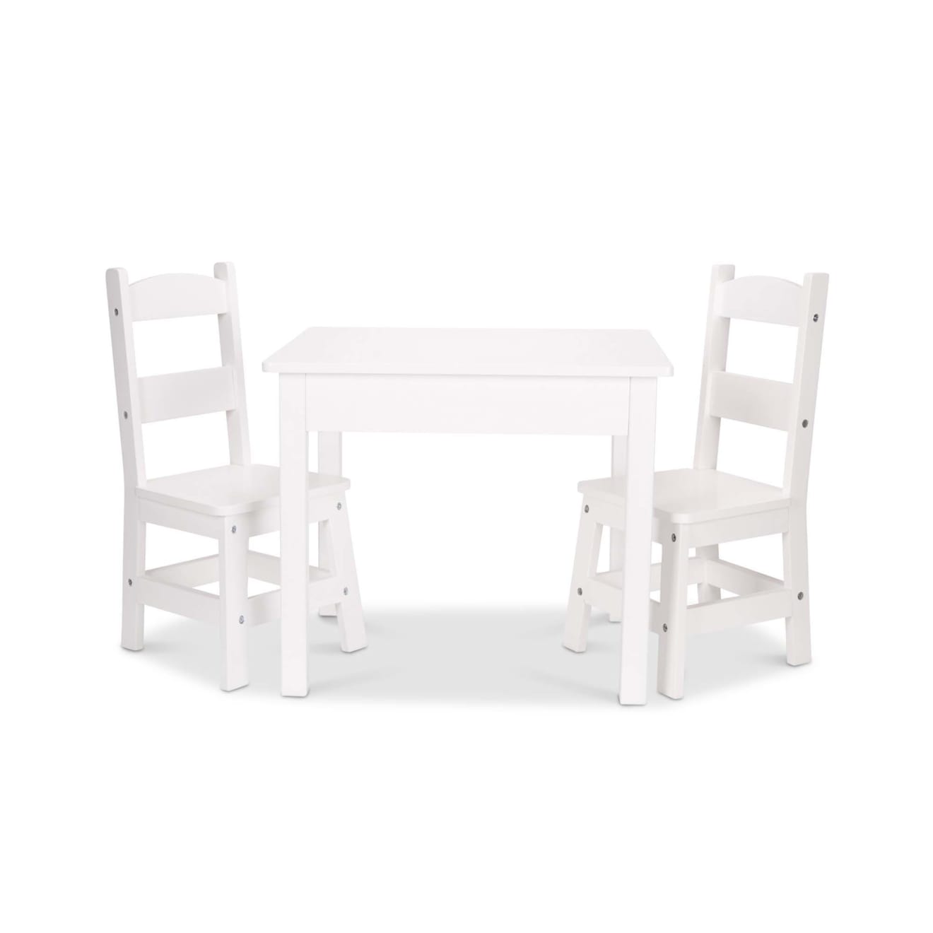 Melissa & Doug Wooden Table and 4 Chairs Bundle : Home & Kitchen 