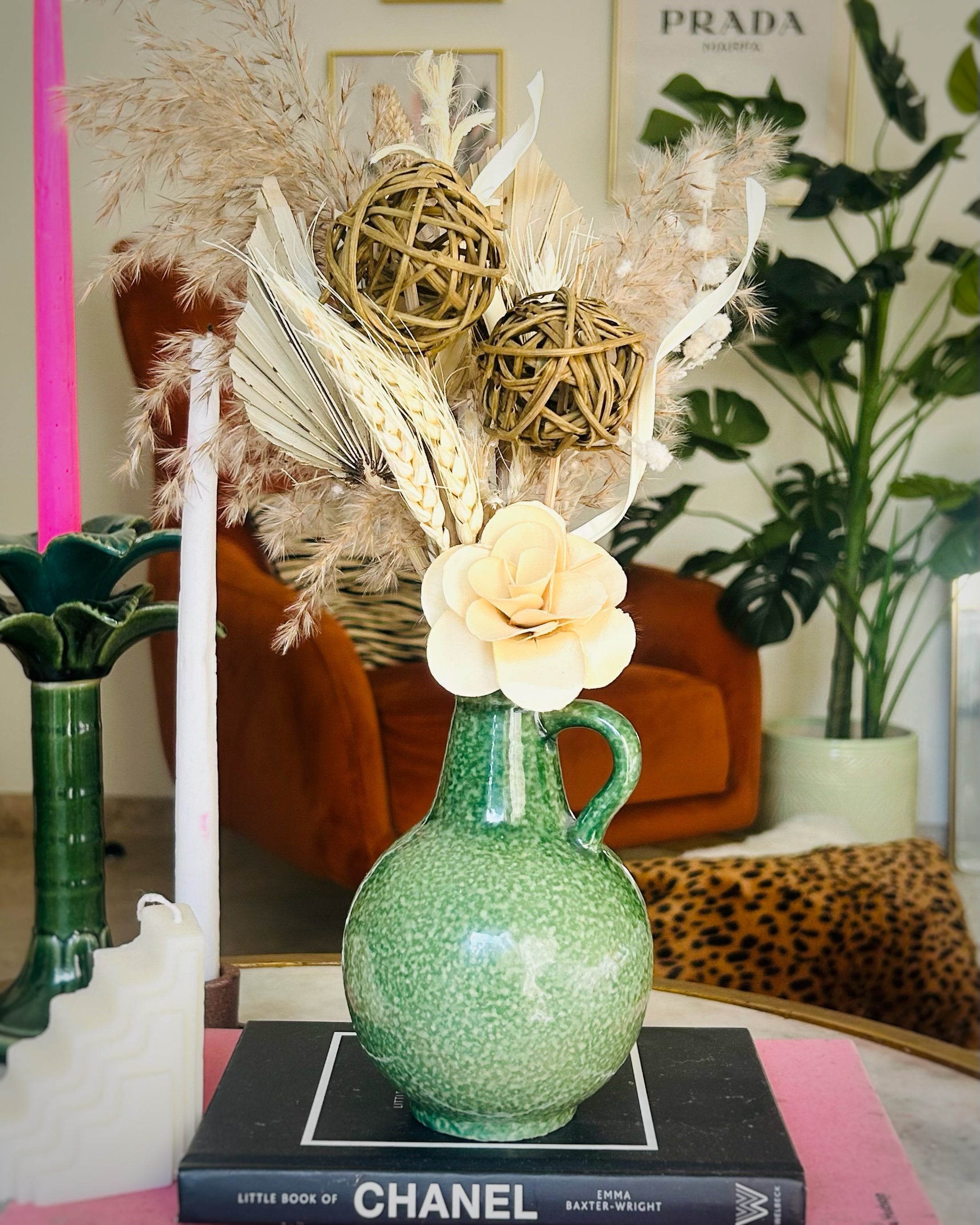 Cruet Vase with Dried flower set – Casarella