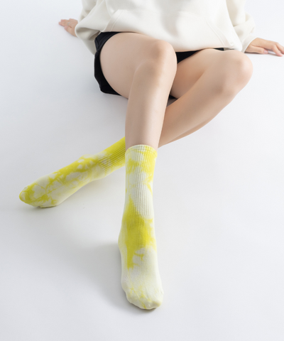 Cloud Pilates Socks - Lime