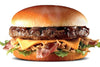 Halal beef gourmet burger