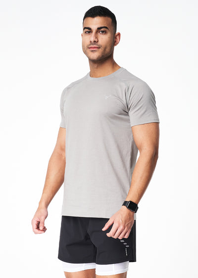 HEX Performance Tee - Sliver Stone