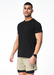 HEX Performance Tee - Stone Black