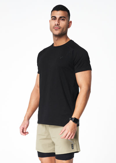 HEX Performance Tee - Stone Black