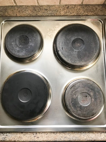 Dirtbusters Stove Polish for reviving Electric Hob Plates