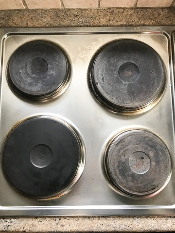 hob plate polished stove