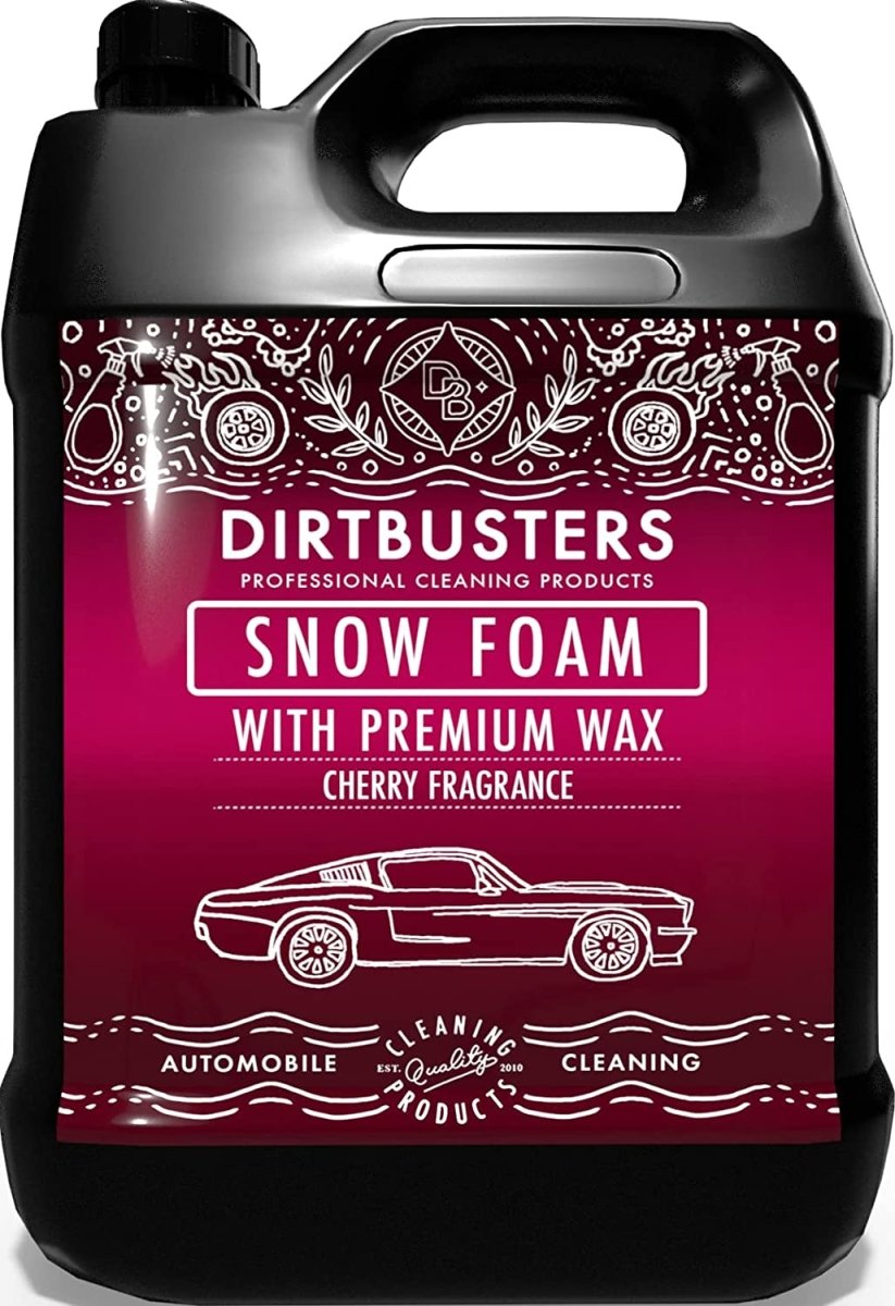 Dirtbusters Car Snow Foam (5 dirtbusters.co.uk With on Shampoo Litre) | Cherry Fragrance Reviews Polymer Wax, 