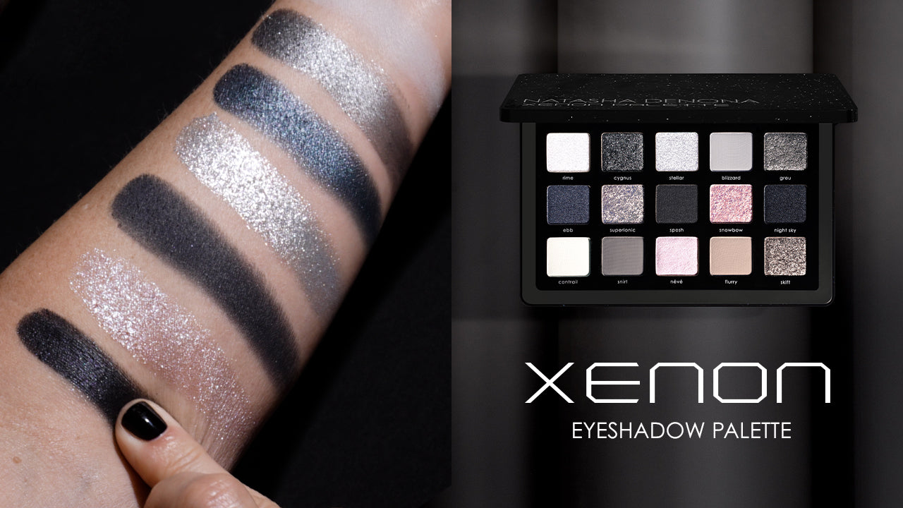 XENON EYESHADOW PALETTE LIVE SWATCHES}