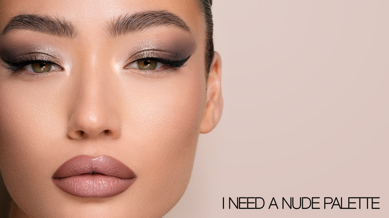 Sparkling Glam Eye Makeup ft. the I NEED A NUDE PALETTE }
