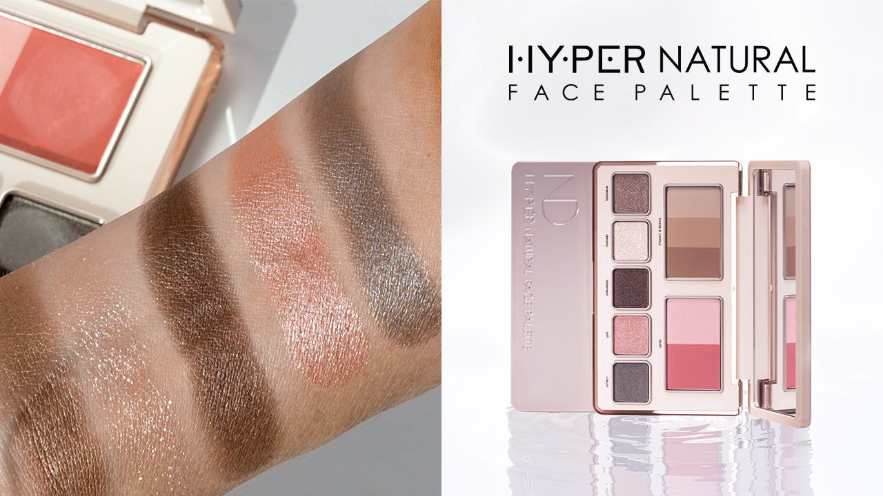 HY-PER NATURAL FACE PALETTE LIVE SWATCHES}