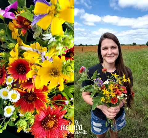 Jaclyn with Texas Hill Country Wildflowers