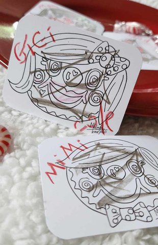 gingerbread boy and girl gift tags