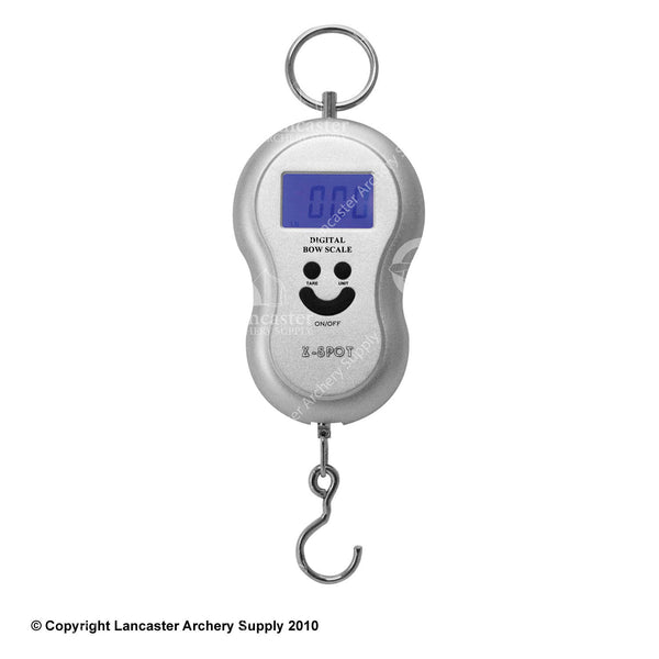 Bow scale for measuring draw weight.