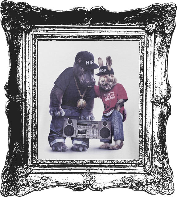 Hip Hop Dirty Velvet Tee
