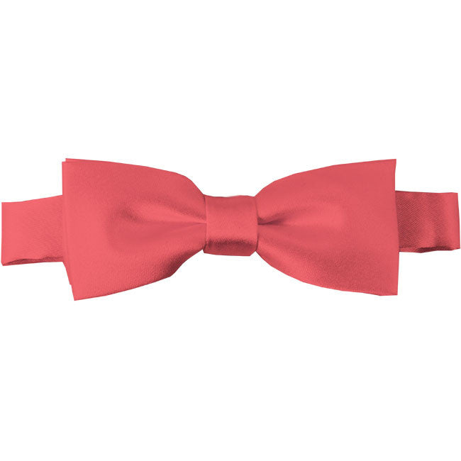 coral color bow tie