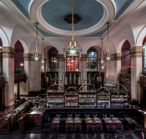 Luxurious interior of Lucky Cat, Gordon Ramsay's Japanese-inspired restaurant in Manchester, showcasing elegant design and culinary sophistication