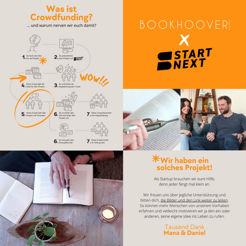 Bookhoover Startnext Crowdfunding